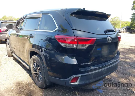 2017 Toyota Highlander Xle z USA, uszkodzony, nr VIN 5TDJZRFH8HS395467